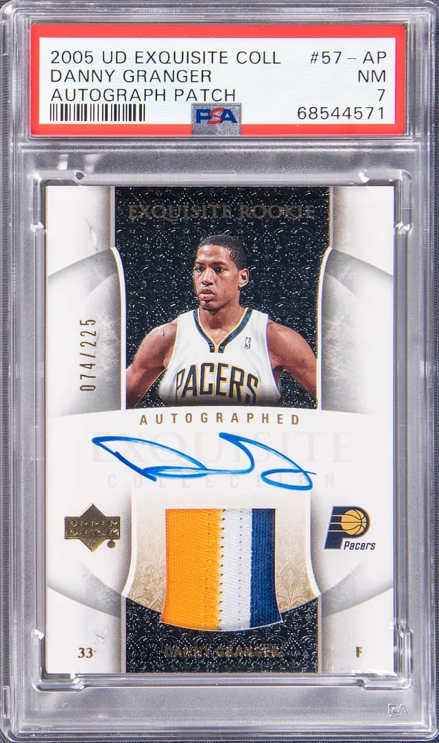 2005 Upper Deck Exquisite Collection Danny Granger #57-AP card image