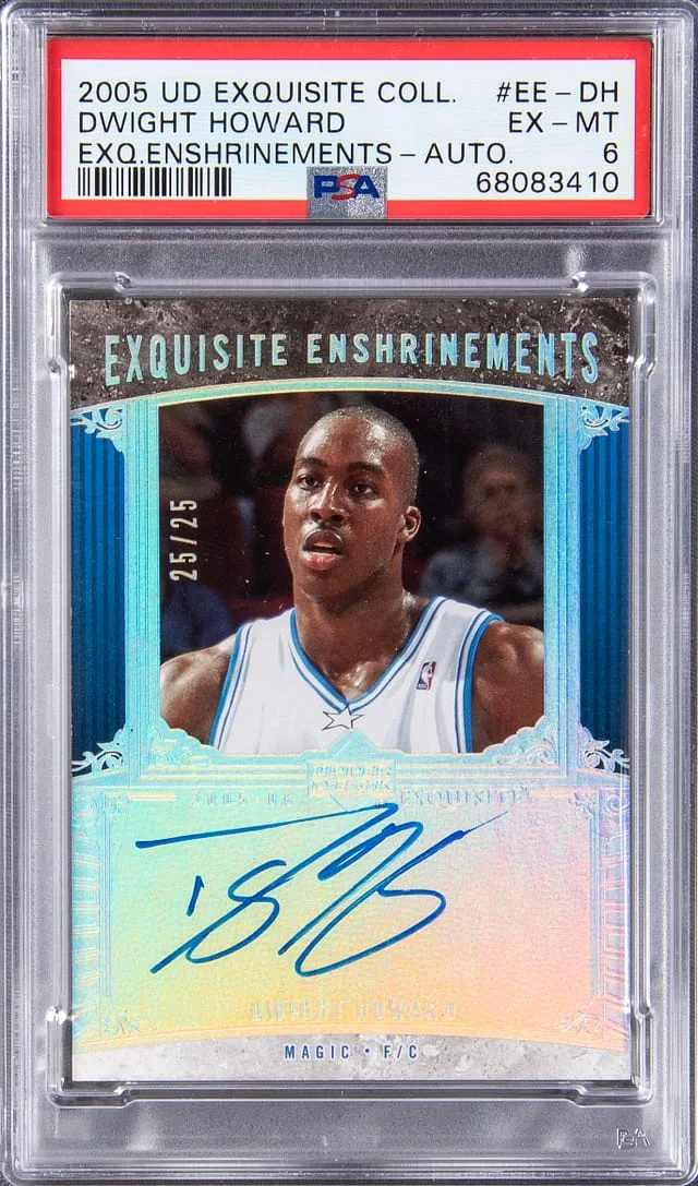 2005 Upper Deck Exquisite Collection Dwight Howard Autograph #EE-DH card image