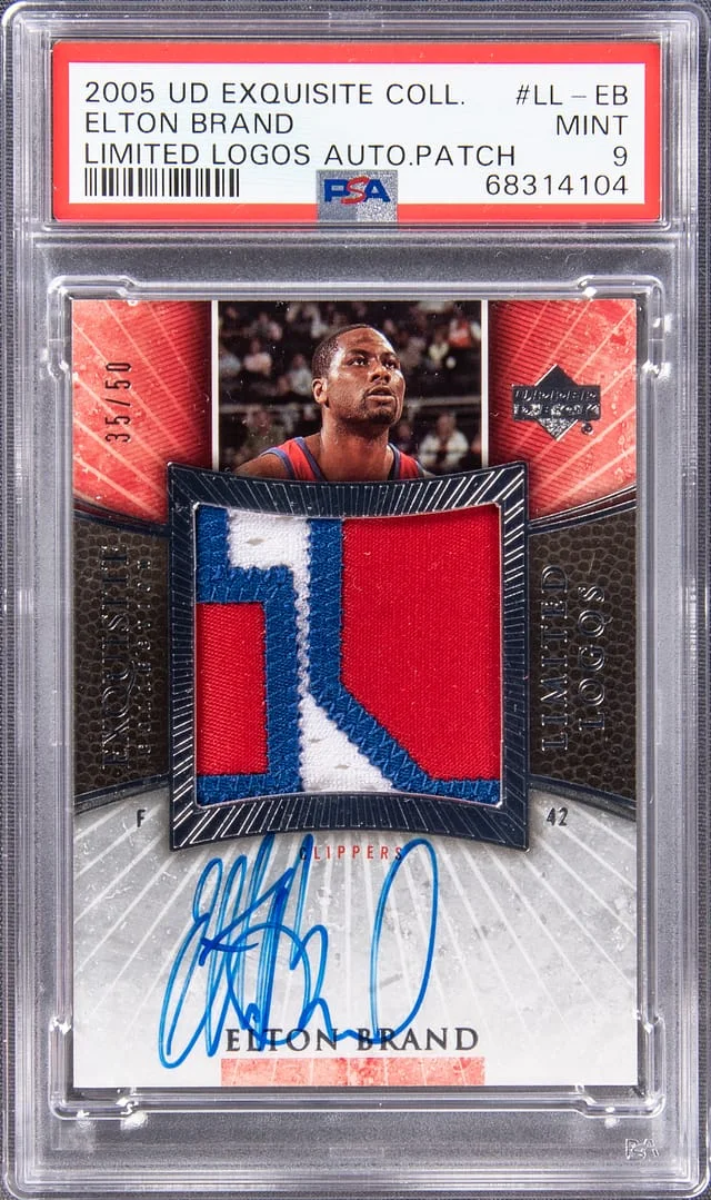 2005 Upper Deck Exquisite Collection Elton Brand Limited Logos #LL-EB card image