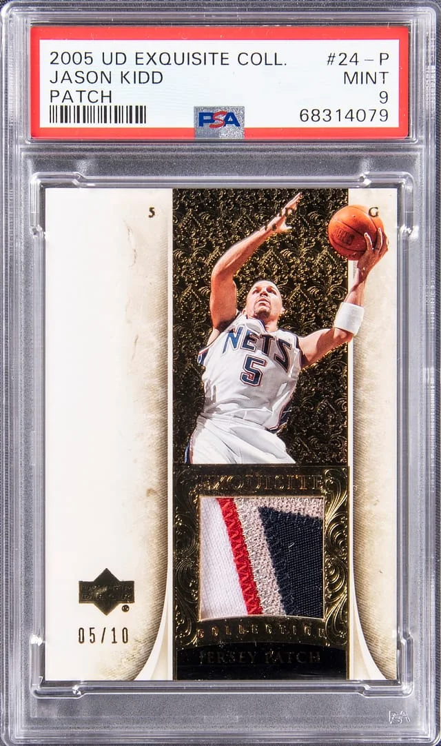 2005 Upper Deck Exquisite Collection Jason Kidd #24-P card image