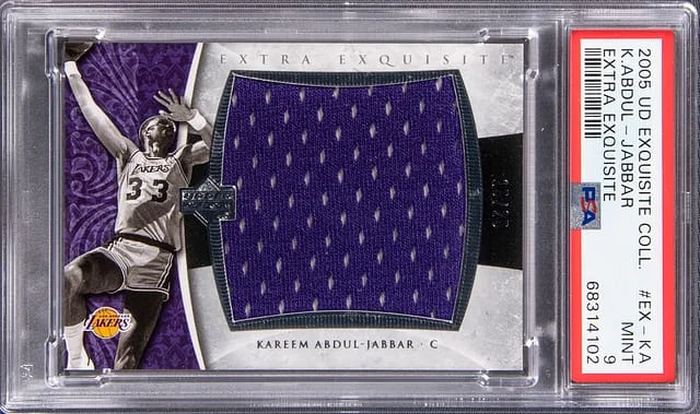 2005 Upper Deck Exquisite Collection Kareem Abdul-Jabbar Extra Exquisite #EX-KA card image