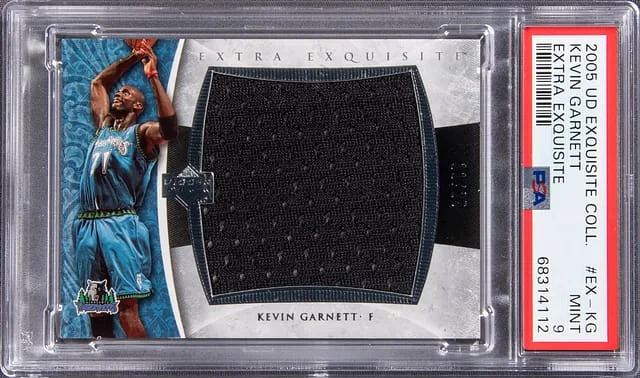 2005 Upper Deck Exquisite Collection Kevin Garnett #EX-KG card image