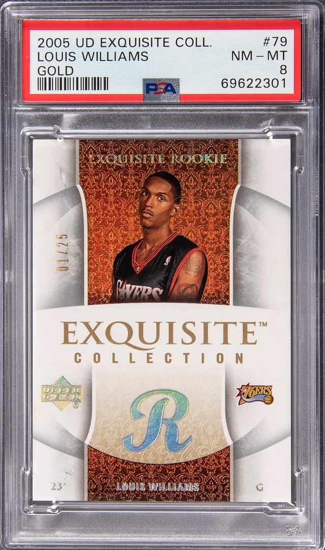 2005 Upper Deck Exquisite Collection Louis Williams #79 card image