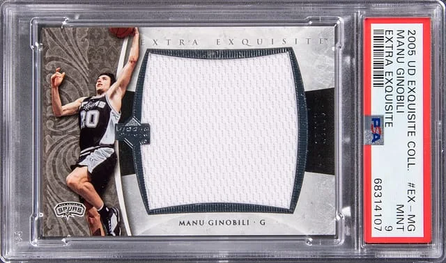 2005 Upper Deck Exquisite Collection Manu Ginobili #EX-MG card image