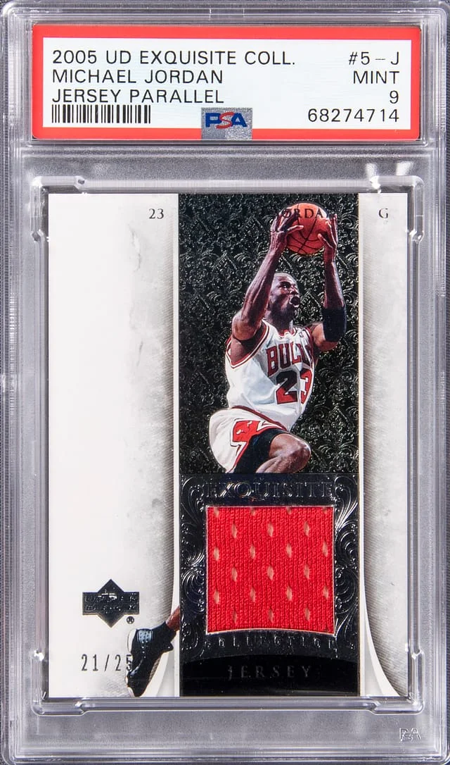 2005 Upper Deck Exquisite Collection Michael Jordan #5-J card image