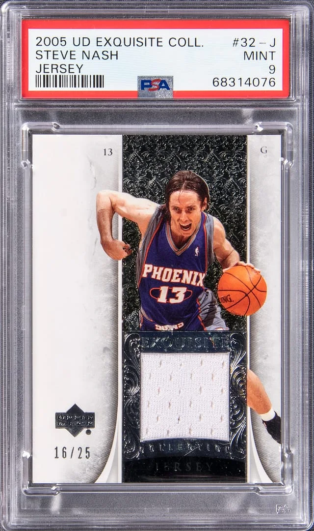 2005 Upper Deck Exquisite Collection Steve Nash #32-J card image