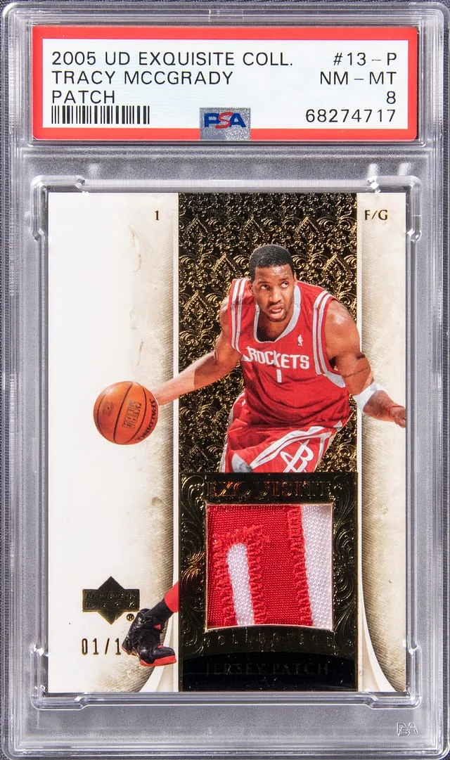 2005 Upper Deck Exquisite Collection Tracey McGrady #13-P card image