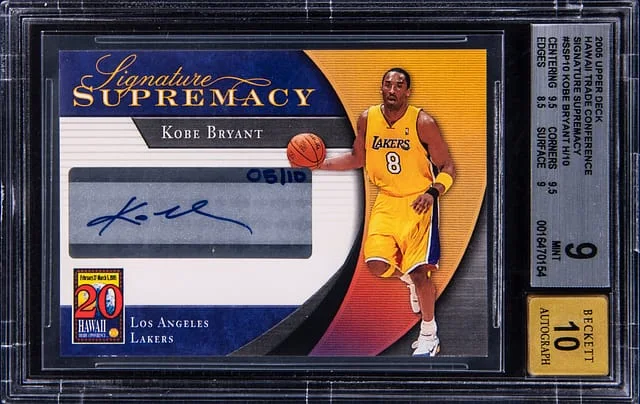 2005 Upper Deck Kobe Bryant Hawaii Trade Conference Signature Supremacy #SSP-10 card image
