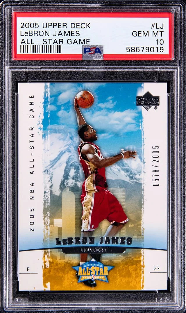 2005 Upper Deck Lebron James All-Star Game #LJ card image
