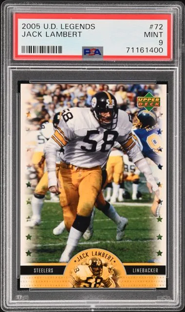 2005 Upper Deck Legends Jack Lambert #72 card image
