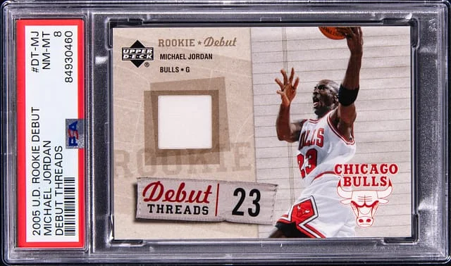 2005 Upper Deck Michael Jordan Debut Threads #DT-MJ card image