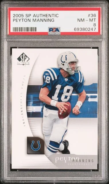 2005 Upper Deck SP Authentic Peyton Manning #36 card image