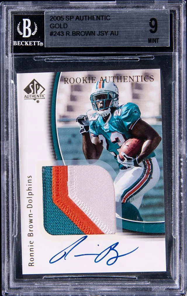 2005 Upper Deck SP Authentic Ronnie Brown #243 card image