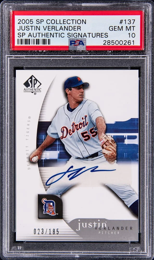 2005 Upper Deck SP Justin Verlander Collection SP Authentic Signatures #137 card image