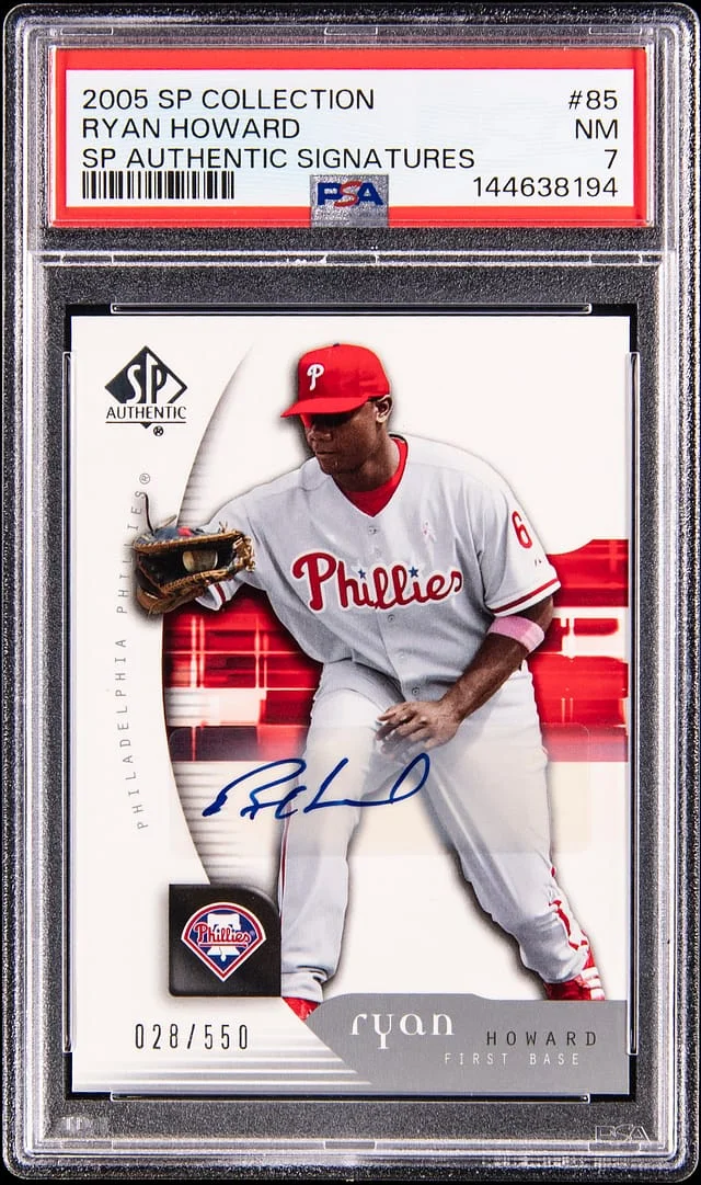 2005 Upper Deck SP Ryan Howard Collection SP Authentic Signatures #85 card image