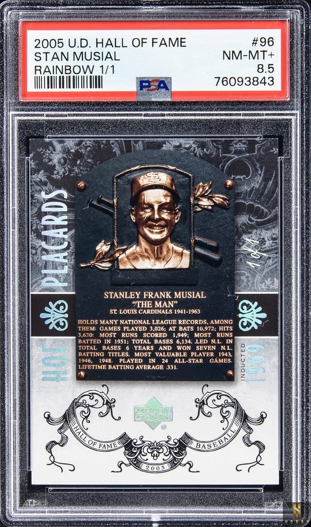 2005 Upper Deck Stan Musial Hall of Fame Rainbow #96 card image