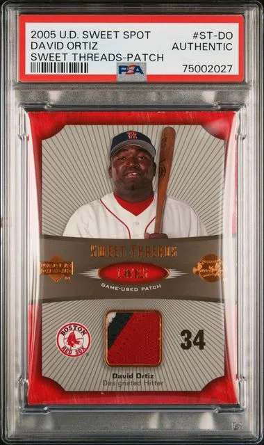 2005 Upper Deck Sweet Spot David Ortiz Game-Used Sweet Threads Patch #ST-DO card image