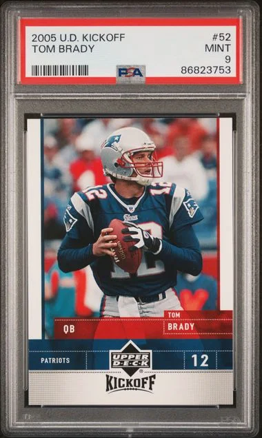 2005 Upper Deck Tom Brady Kickoff #52 card image