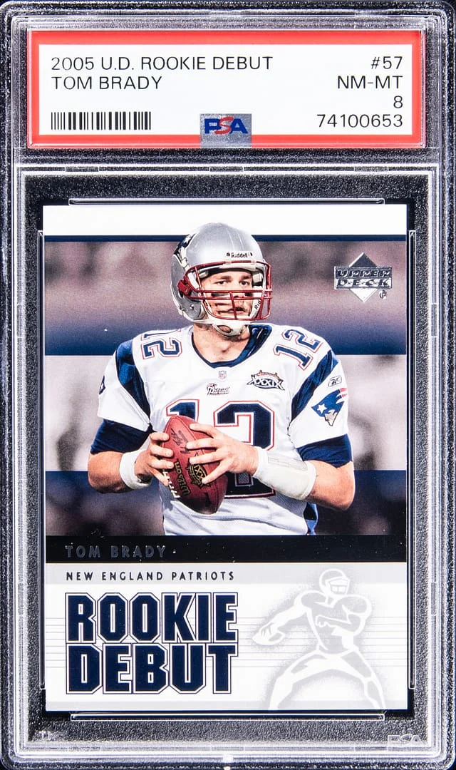 2005 Upper Deck Tom Brady Debut #57 card image