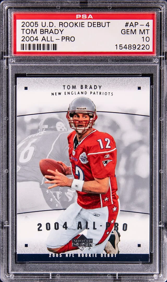 2005 Upper Deck Tom Brady Debut 2004 All-Pro #AP-4 card image