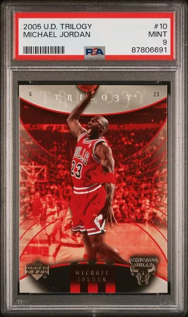 2005 Upper Deck Trilogy Michael Jordan #10 card image