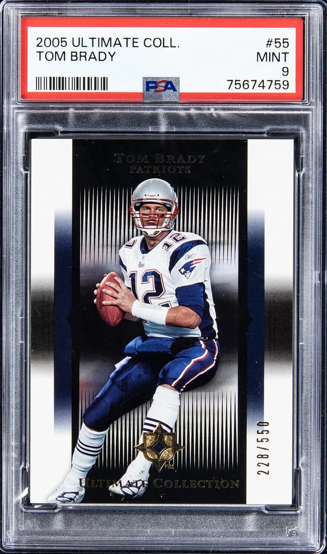 2005 Upper Deck Ultimate Collection Tom Brady #55 card image