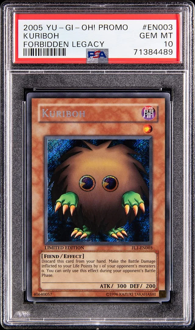 2005 Yu-Gi-Oh! Promo Forbidden Legacy Kuriboh #FLI-EN003 card image