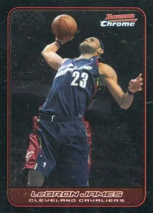 2006-07 Bowman Chrome Lebron James #22 card image