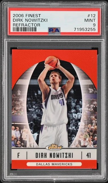 2006-07 Finest Dirk Nowitzki Refractor #12 card image