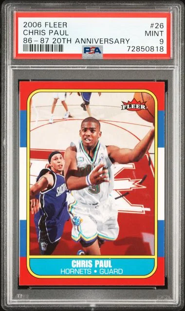 2006-07 Fleer Chris Paul 86-87 20th Anniversary #26 card image