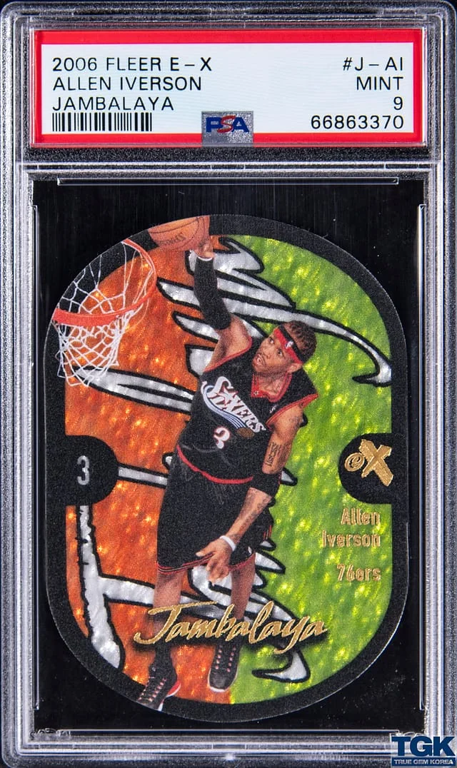 2006-07 Fleer E-X Allen Iverson Jambalaya #J-AI card image