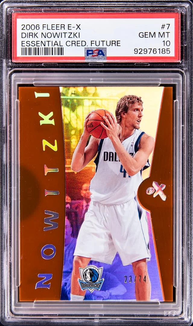 2006-07 Fleer E-X Dirk Nowitzki Essential Credentials Future #7 card image