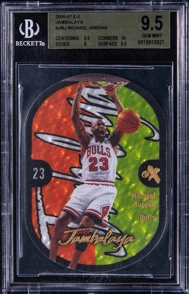 2006-07 Fleer E-X Michael Jordan Jambalaya #J-MJ card image