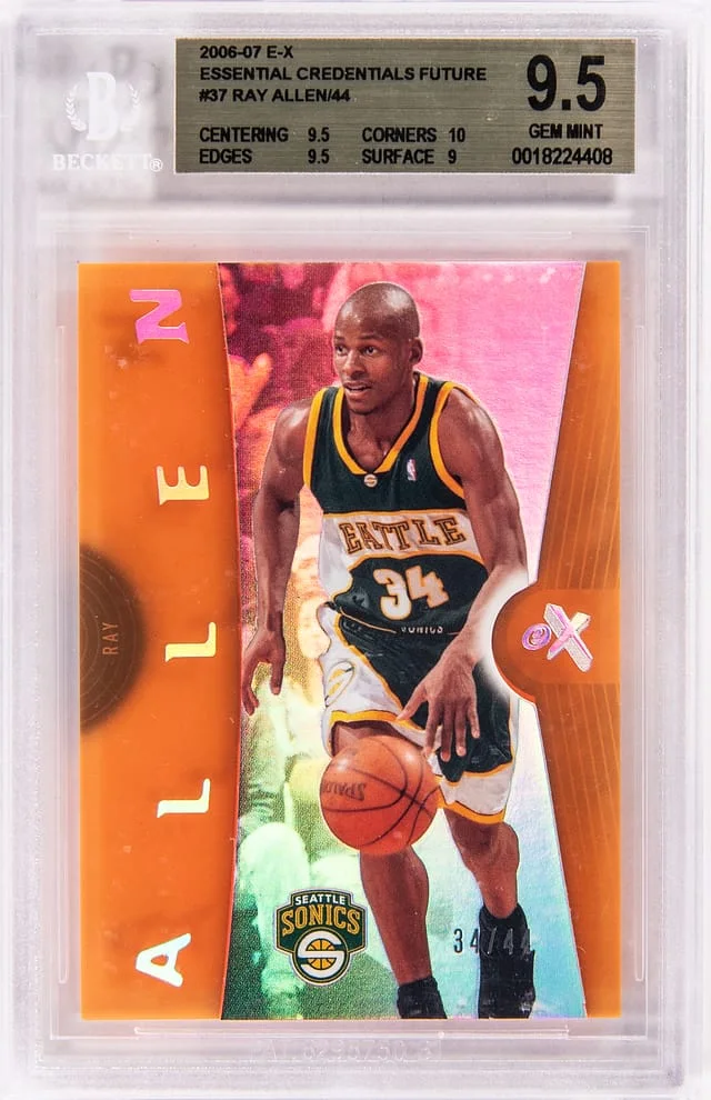 2006-07 Fleer E-X Ray Allen Essential Credentials Future #37 card image