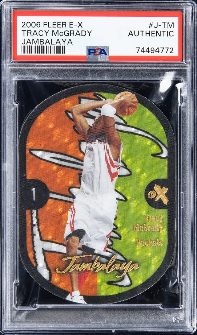 2006-07 Fleer E-X Tracy McGrady Jambalaya #J-TM card image