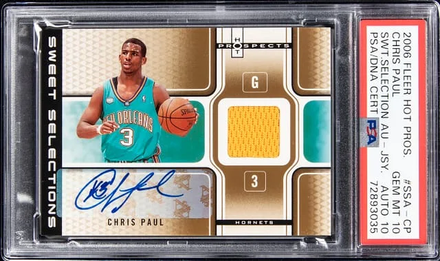 2006-07 Fleer Hot Prospects Chris Paul Sweet Selections Autograph Jersey #SSA-CP card image