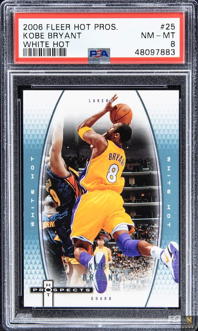 2006-07 Fleer Hot Prospects Kobe Bryant White Hot #25 card image