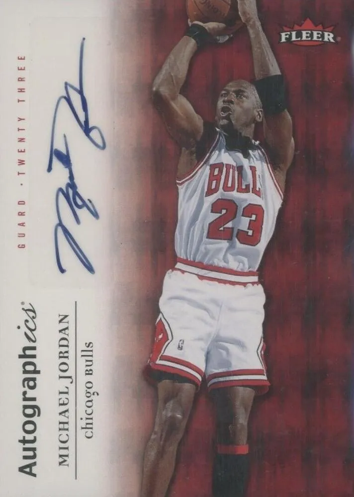 2006-07 Fleer Michael Jordan Autographics #MJA-6 card image