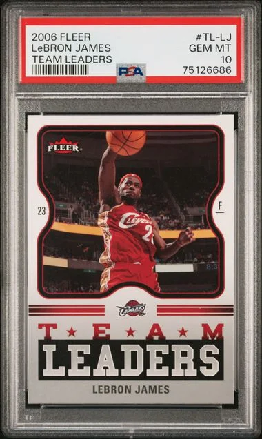 2006-07 Fleer Team Leaders Tl-LJ LeBron James #no-number card image