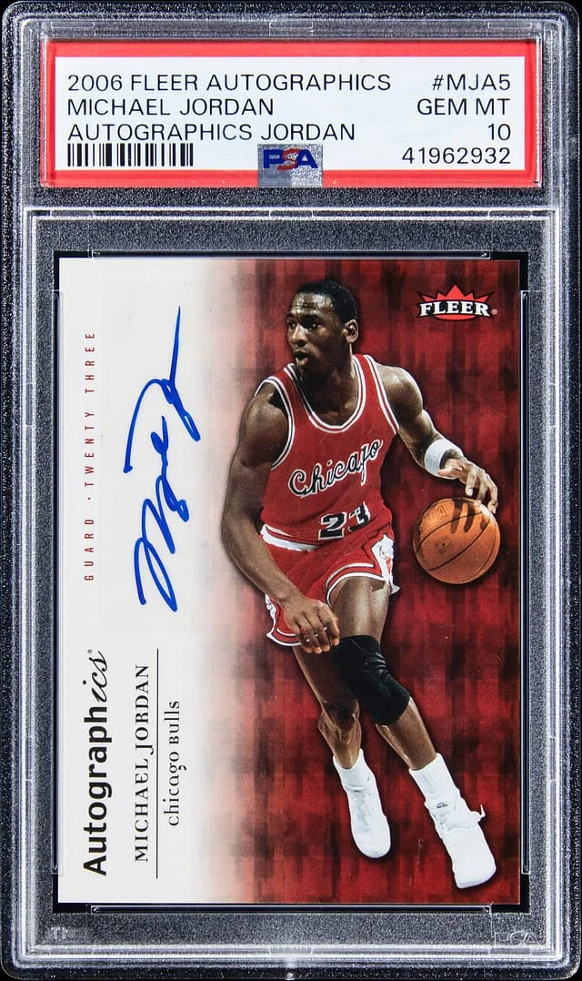 2006-07 SkyBox Autographics Michael Jordan #MJA-5 card image