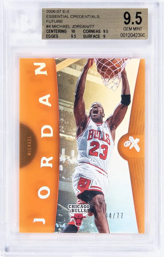 2006-07 SkyBox E-X Michael Jordan Essential Credentials Future #4 card image