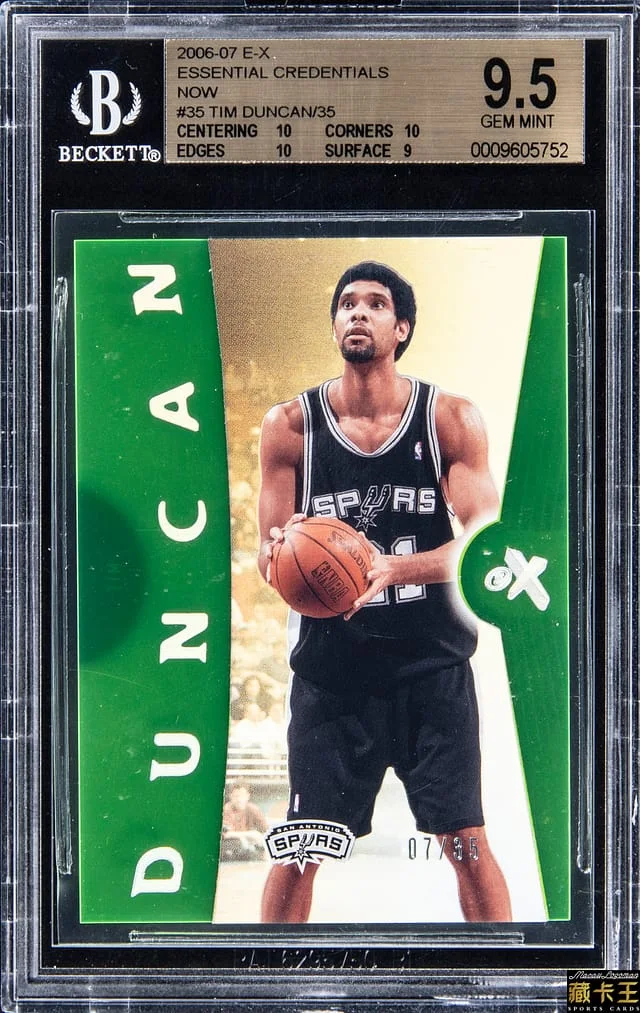 2006-07 SkyBox E-X Tim Duncan Essential Credentials Now #35 card image