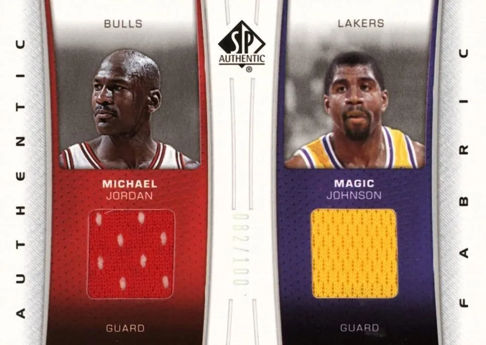 2006-07 SP Authentic Michael Jordan Fabrics Dual #DF-MM card image