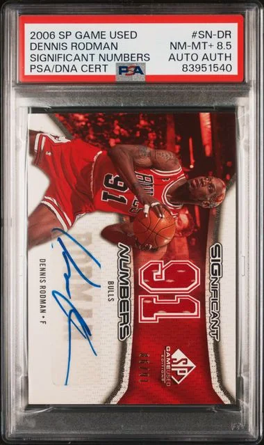 2006-07 SP Game Used Dennis Rodman Significant Numbers #SN-DR card image