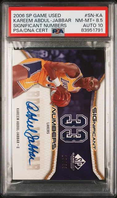 2006-07 SP Game Used Kareem Abdul-Jabbar Significant Numbers #SN-KA card image