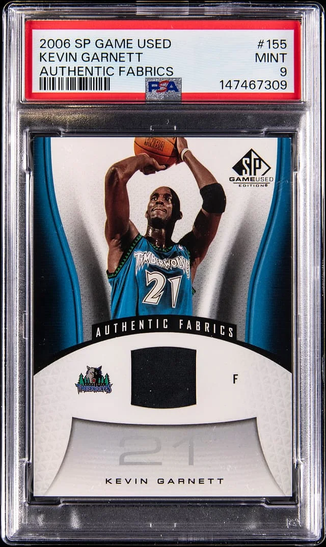 2006-07 SP Game Used Kevin Garnett Authentic Fabrics #155 card image