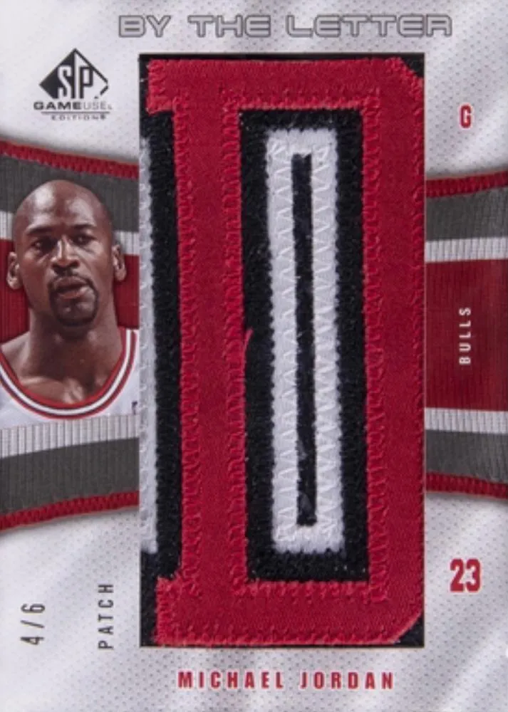 2006-07 SP Game Used Michael Jordan By the Letter #BTL-MJ card image