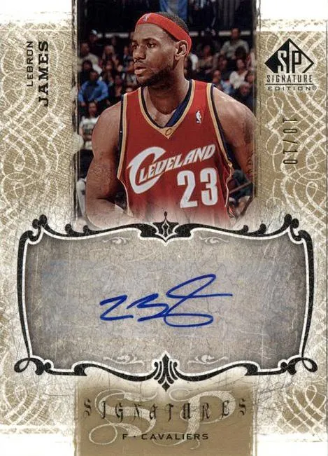 2006-07 SP Signature Edition Lebron James Signatures #SPS-LJ card image