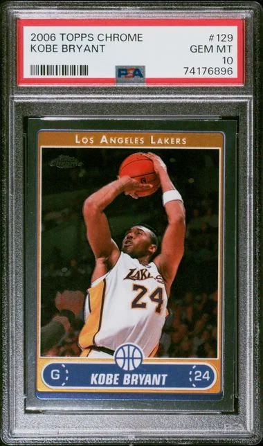 2006-07 Topps Chrome Kobe Bryant #129 card image