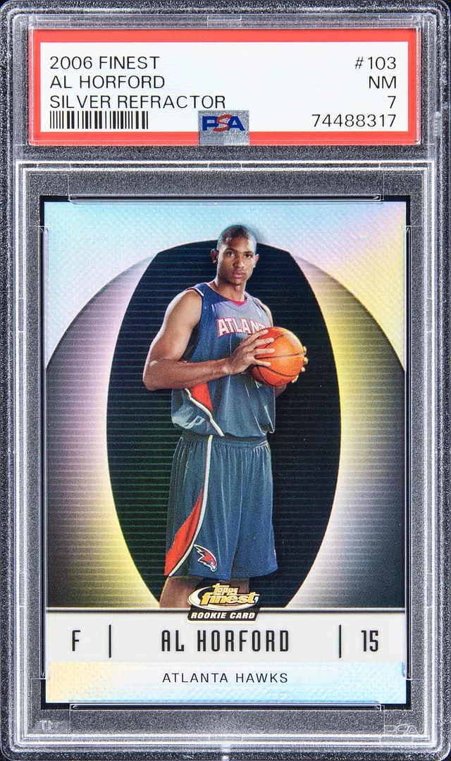 2006-07 Topps Finest Al Hortford Blue Refractor #103 card image
